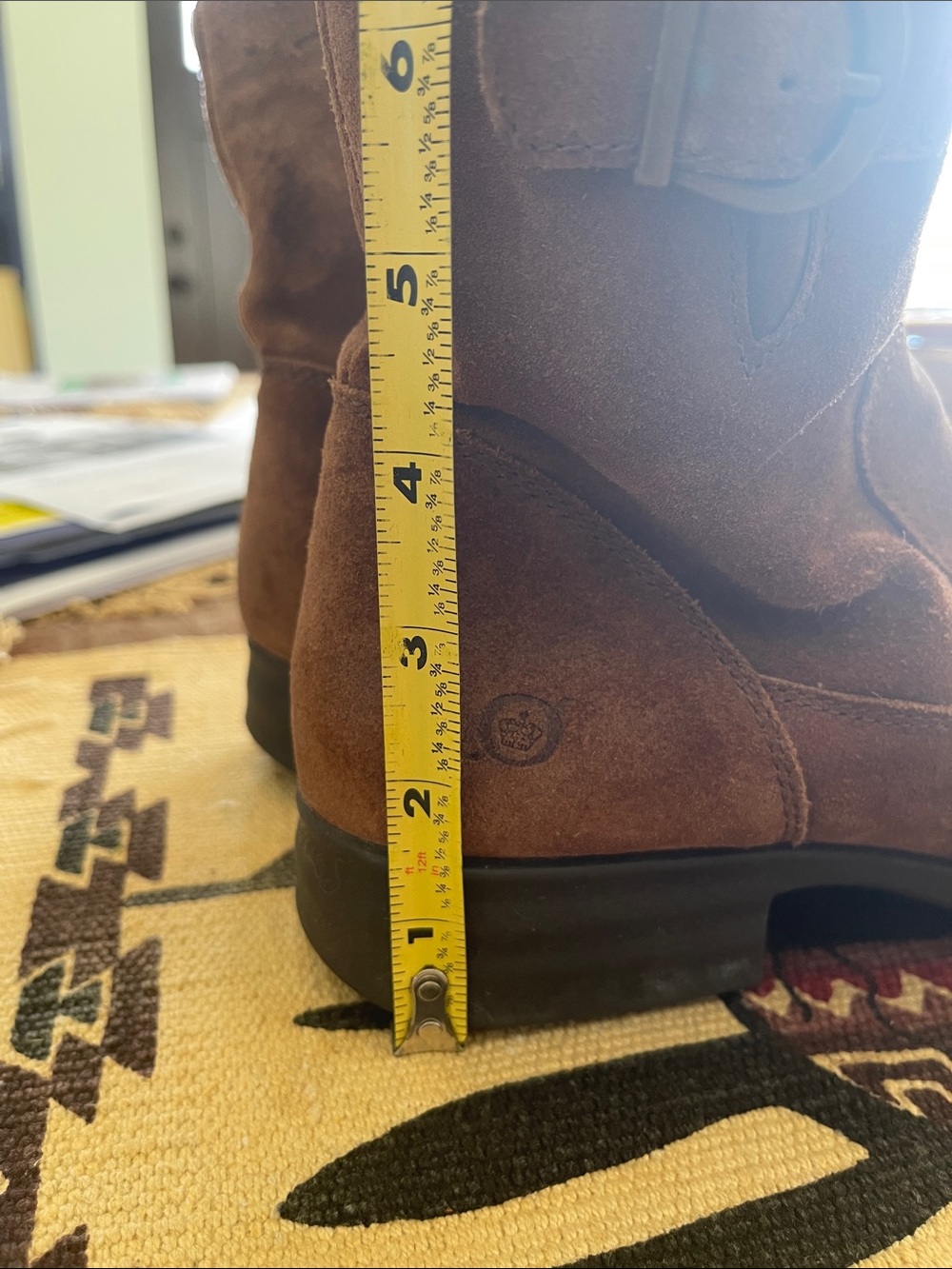Born Brown Suede Ankle Boots - Picture 7 of 14